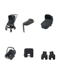 Maxi Cosi - Trio Leona2 + Carrozzina Oria + adattatori Car Seat + Ovetto Cabriofix  - Spedizione Gratuita 2