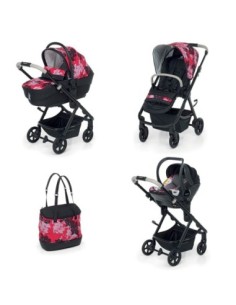 Foppapedretti - Passeggino Eureka+Navicella Classic+Seggiolino auto Next i-Size - Spedizione Gratuita