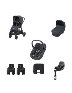 Trio Adorra2 + Carrozzina Oria + adattatori Car Seat + Ovetto CORAL 360 + base family 360 + E-safety - Spedizione Gratuita 2