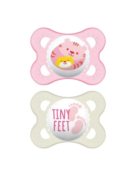 MAM - Original 2-6m Silicone Confezione Doppia Femmina