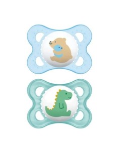 MAM - Original 2-6m Silicone Confezione Doppia Maschio