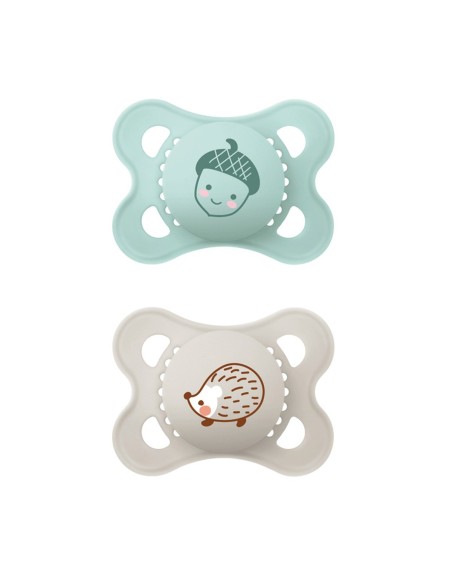 MAM - Original 2-6m Silicone Confezione Doppia Neutro