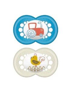 MAM Original 16+ Silicone Confezione Doppia Maschio