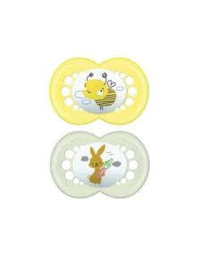 MAM - Original 16+ Silicone Confezione Doppia Neutro