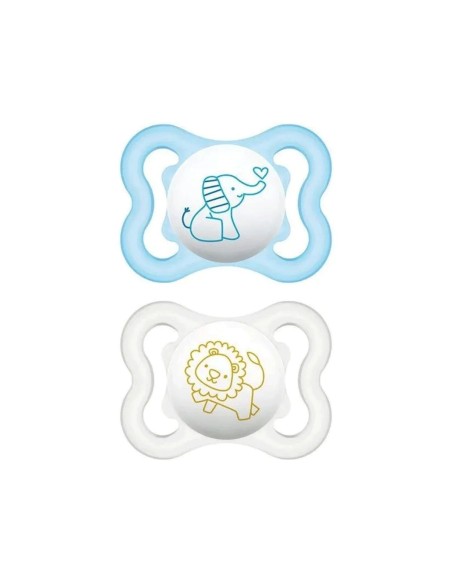 MAM - Air 2-6m Silicone Confezione Doppia Maschio