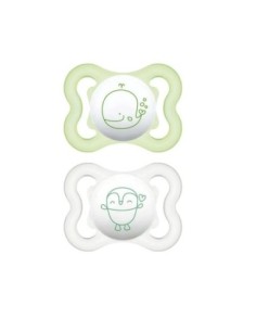 MAM - Air 2-6m Silicone Confezione Doppia Neutro
