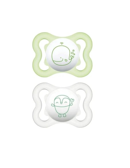 MAM - Air 2-6m Silicone Confezione Doppia Neutro
