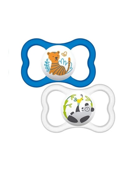 MAM - Air 6+ Silicone Confezione Doppia Maschio