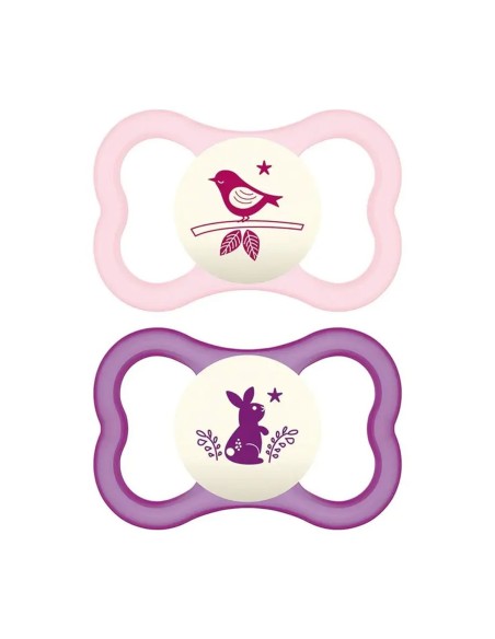 MAM - Air Night 6+ Silicone Confezione Doppia Femmina