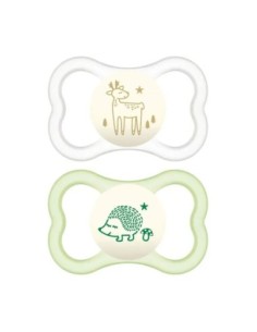 MAM - Air Night 6+ Silicone Confezione Doppia Neutro