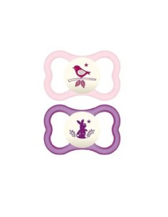 MAM Air Night 16+ Silicone Confezione Doppia Femmina