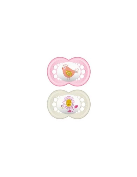 MAM - Original Night 16+ Silicone Confezione Doppia Femmina