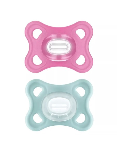 MAM Comfort 2-6M Silicone Confezione Doppia Femmina