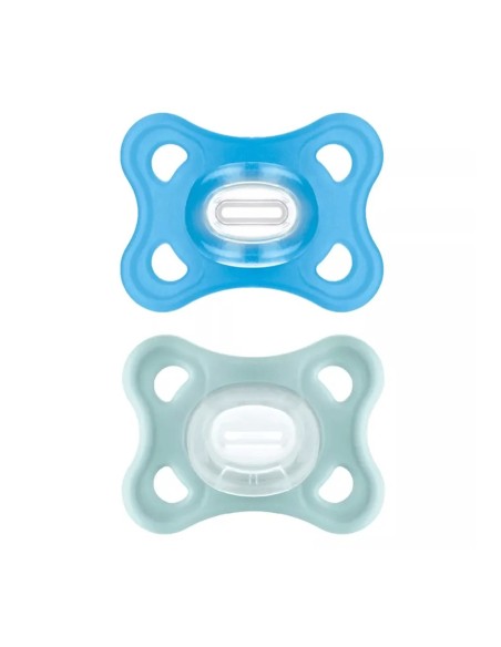 MAM Comfort 2-6M Silicone Confezione Doppia Maschio
