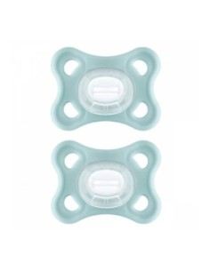 MAM Comfort 2-6M Silicone Confezione Doppia Neutro