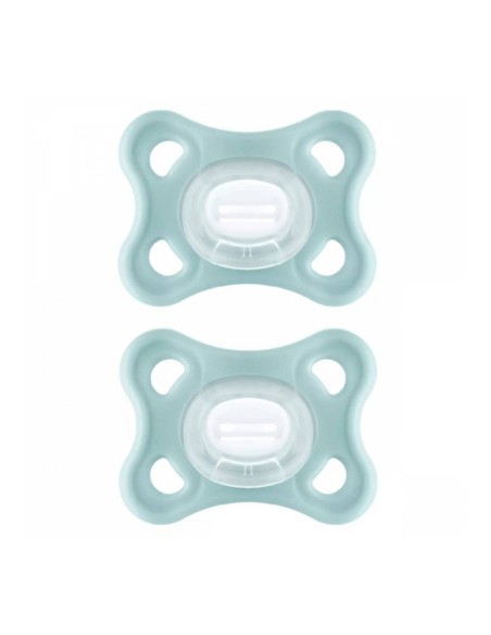 MAM Comfort 2-6M Silicone Confezione Doppia Neutro