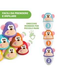 Chicco - Gioco Bowling Monkey Strike 2