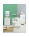 Azzurra Design - Lettino Contact Funky Bianco con decoro Bianco- Spedizione Gratuita