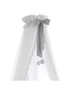 Azzurra Design - Velo Zanzariera Giroletto con Asta Contact Olallà Grigio