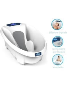 AquaScale V3 3-in-1 Vaschetta Bagnetto Neonato, Bilancia Digitale e Termometro per L'Acqua, Next Generation 2