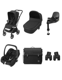 Maxi Cosi - Trio Leona 2 + Navicella Oria + Ovetto Cabriofix + Adattatori Ovetto + Base Cabriofix + Borsa - Spedizione Gratuita