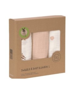 Lassig - Mussola Little Mateys 85x85 cm - 3 Pezzi per confezione