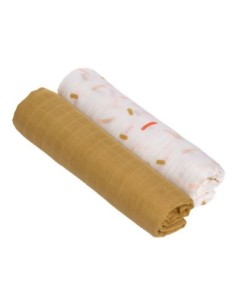 Lassig - Copertine HEAVENLY Little Mateys Taglia XL 120x120cm - 2pezzi per confezione