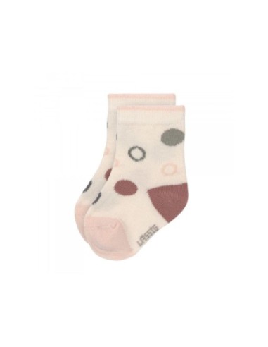 Lassig - Calzini 3 Pezzi OFFWHITE/POWDER PINK/RUST numero 19-22