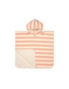 Lassig - Poncho Accappatoio / 2023 BLOCK STRIPES MILKY/PEACH
