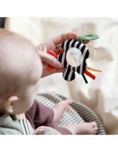 Sebra - Activity Rattle - Constrast Black/White 2