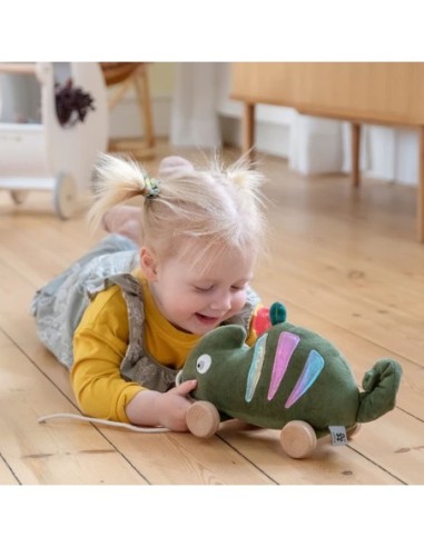 Sebra - Pull-Along Toy Soft - Carley the Chameleon