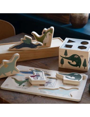 Sebra - Wooden shape sorter Dragon Tales