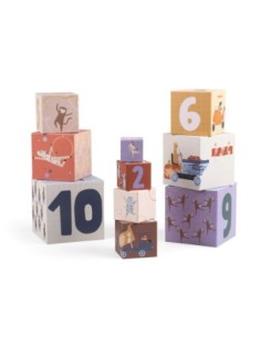 Sebra - Stacking Blocks 10 pezzi - Toes/Builders