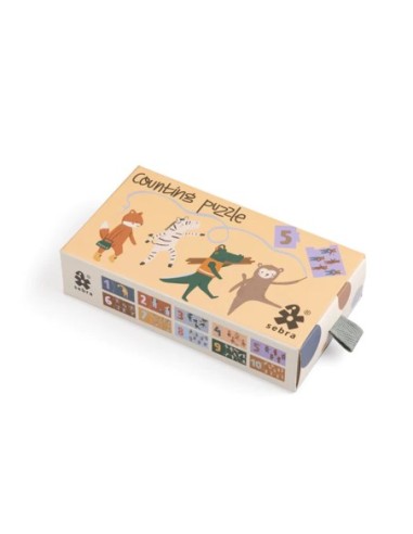 Sebra - Counting Puzzle 1-10 - Toes/Builders