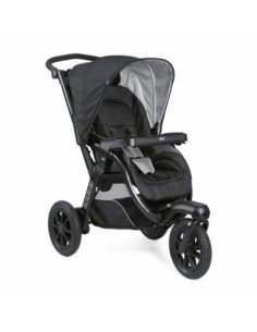 Chicco - Passeggino Activ3 Jet Black - Spedizione Gratuita