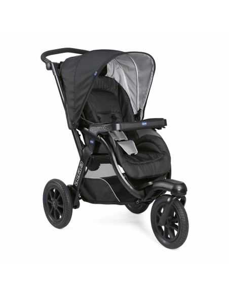 Chicco - Passeggino Activ3 Jet Black - Spedizione Gratuita