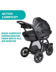 Chicco - Navicella Activ3 Jet Black - Spedizione Gratuita 2