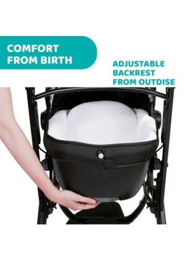 Chicco - Navicella Activ3 Jet Black - Spedizione Gratuita