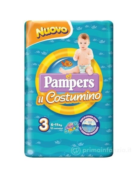 Pampers - Costumino taglia 3 (6-11KG) 12Pz