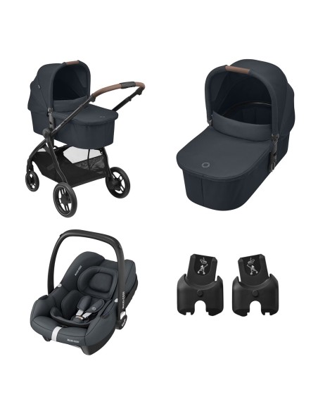 Maxi Cosi - Trio StreetPlus + CabrioFix I-size + Adattatori