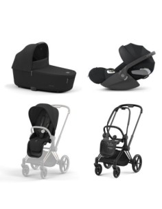 Cybex - Trio Priam Con Telaio MattBlack e seggiolino Cloud T i-Size