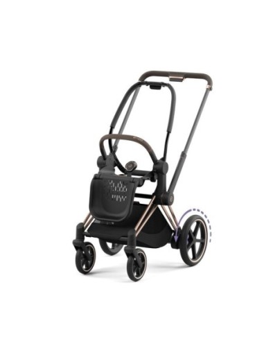 Cybex - Trio E-Priam Con Telaio Rosegold e seggiolino Cloud T i-Size