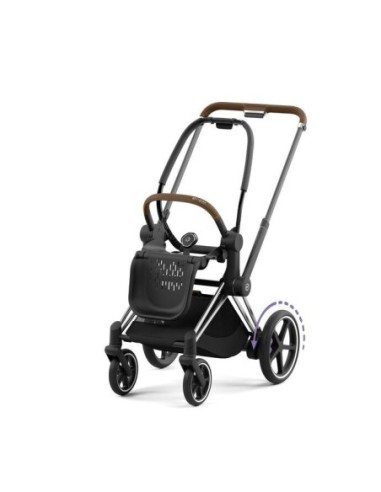Cybex - Trio E-Priam Con Telaio Chrome Brown e seggiolino Cloud T i-Size