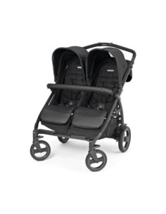 Peg Perego - Passeggino Gemellare Book For Two Ardesia - Spedizione Gratuita