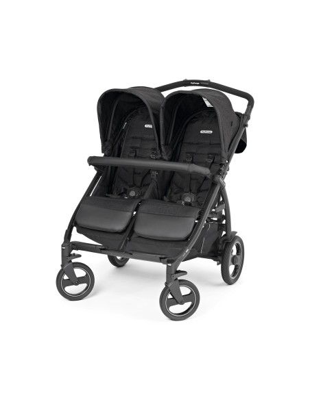 Peg Perego - Passeggino Gemellare Book For Two Ardesia - Spedizione Gratuita