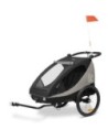 Hauck - Passeggino e Rimorchio Per Bici In Uno Dryk Duo Plus - Spedizione Gratuita