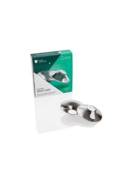 Koala - Coppette Paracapezzoli In Argento Trilaminato Taglia Maxi