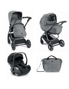 Cam - Trio Techno Babila Con Seggiolino Auto Relax I-Size - Spedizione Gratuita