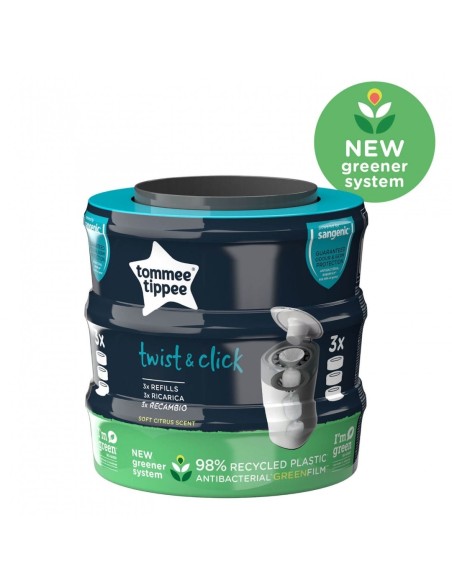 Tommee Tippee - Ricarica 3 Pezzi Per Twist & Click Sangenic