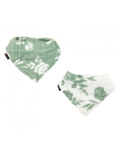 Bebe Au Lait - Due Bavaglini A Bandana Mussola Classic